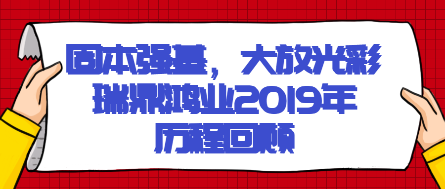 固本强基，大放光彩——瑞鼎鸿业2019年历程回顾 